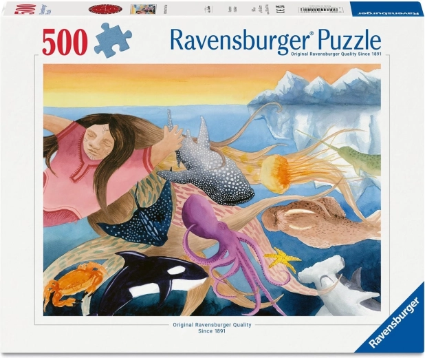 Puzzle Ravensburger Madre del mar 500 piezas