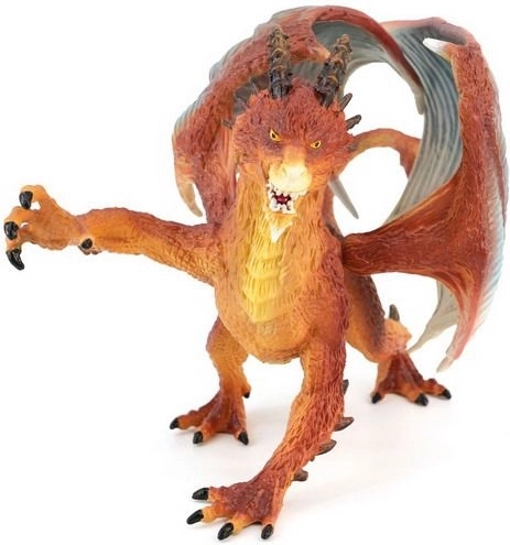 Figura de dragón rojo 22 cm