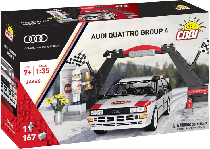 Cobi Audi Quattro Group 4 (1981) kit de construcción 1:35