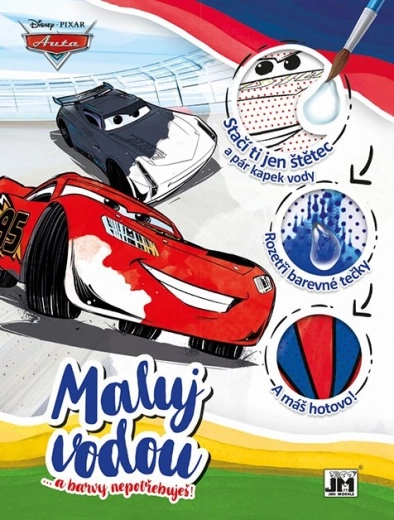 Jiri Models pinturas para colorear con agua coches A4 (24 imágenes)