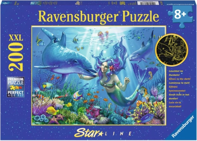 Puzle luminoso Paraíso submarino XXL 200 piezas RAVENSBURGER