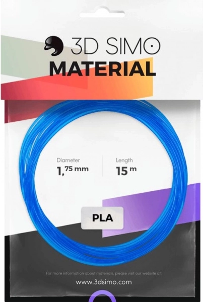 Filamento PLA transparente de 15 m