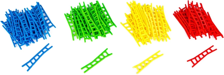 100 piezas de colores para una construcción variable