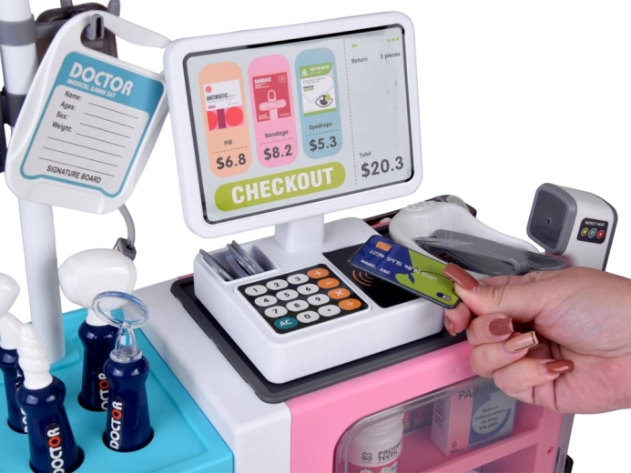 Caja registradora y terminal interactivos