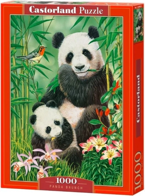 Puzzle de 1000 piezas CASTORLAND panda brunch