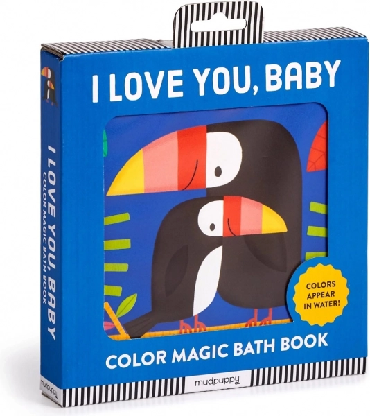 Mudpuppy libro mágico para el baño i love you
