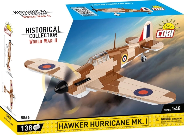 COBI Hawker Hurricane Mk. I 1:48 kit de construcción de avión (Segunda Guerra Mundial)