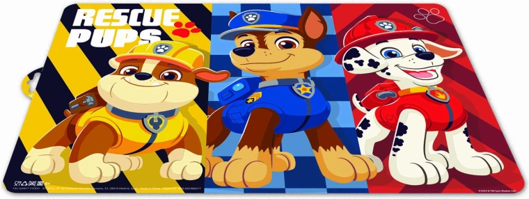 Mantel individual de plástico PAW Patrol 43 × 28,1 cm