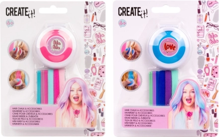 Set de colores para el pelo con gomas CREATE IT!