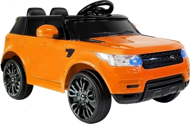 Coche eléctrico infantil SUV naranja