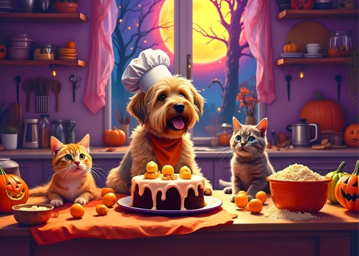 Puzzle Horneado en Halloween 300 piezas BLUEBIRD