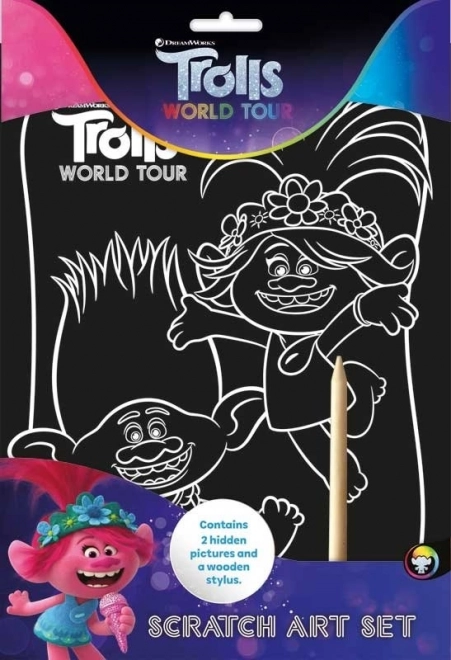 Lámina para rascar Trolls 2