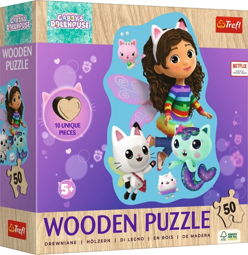 Puzle de madera Gabynin Casita Mágica 50 piezas