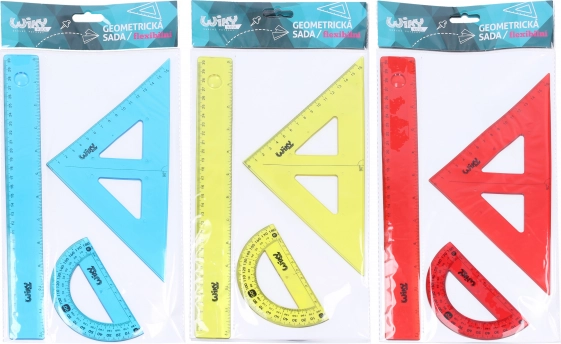 Juego de geometría Flexi de colores