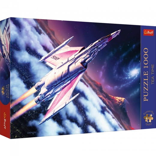 Puzzle Trefl Premium Plus Tea Time: vuelo al espacio 1000 piezas