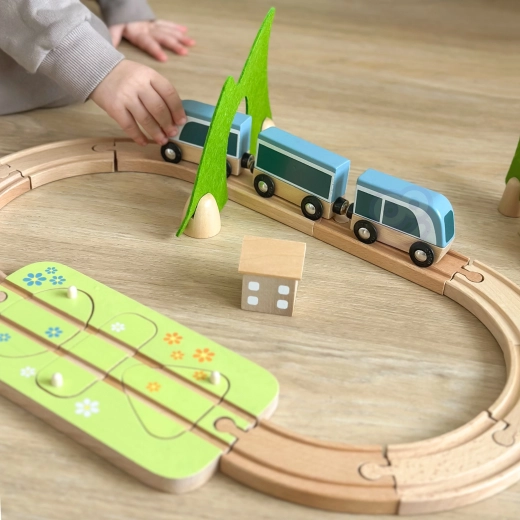 Un circuito de tren lleno de aventuras