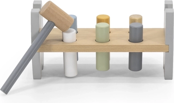 Fabricación de madera en colores pastel