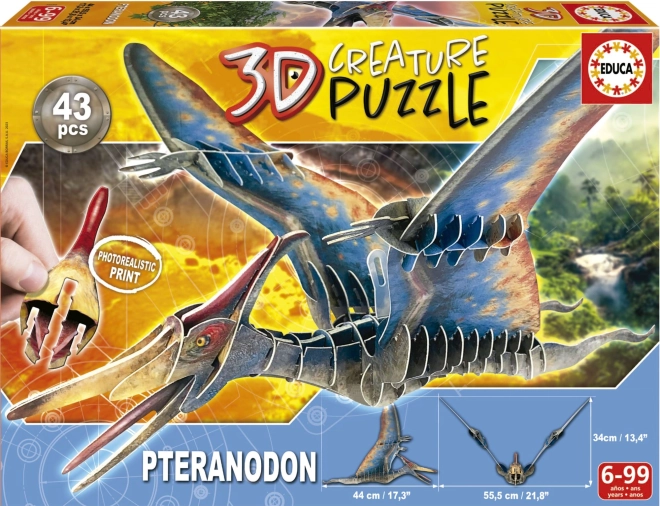Educa puzle 3D Pteranodón 43 piezas