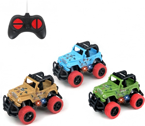 Coche teledirigido con efectos LED 14,5 cm
