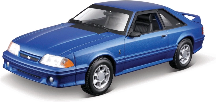 Maisto 1993 Ford Mustang SVT Cobra azul metálico 1:24