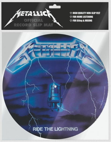 Alfombrilla para tocadiscos Metallica Ride the Lightning