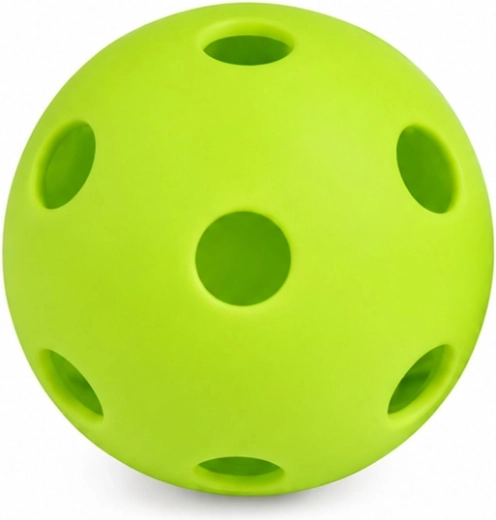Pelota perforada para un vuelo estable y control