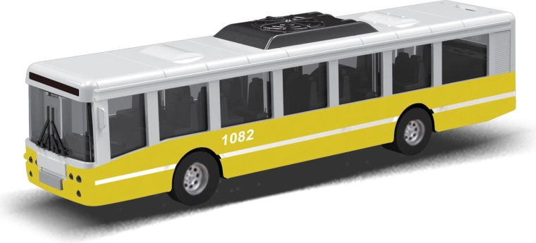 Autobús de transporte público con volante de inercia 16 cm – amarillo