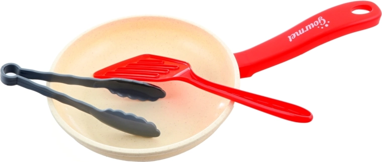Sartén y utensilios ligeros para manos infantiles
