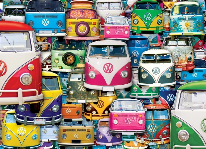 Puzzle Volkswagen Bus Funky Jam 1000 piezas