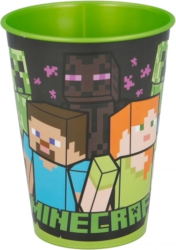 Vaso de plástico Minecraft 260 ml - 1 pieza