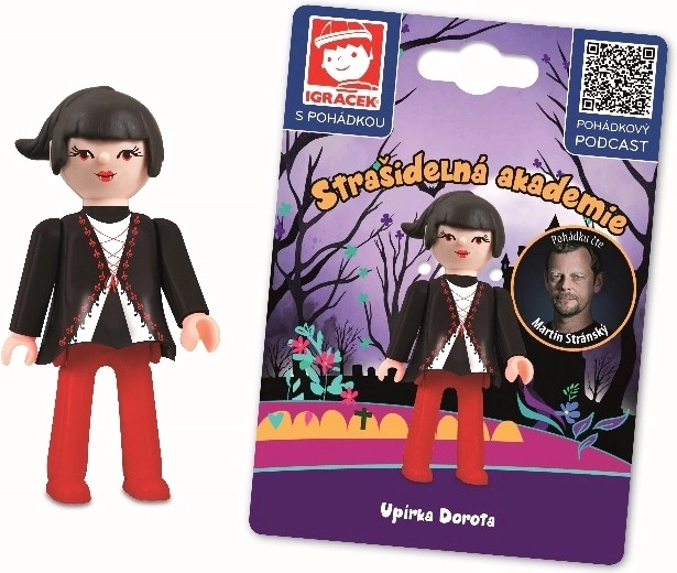 Muñeca Igráček vampira Dorota – cuento Academia Espeluznante