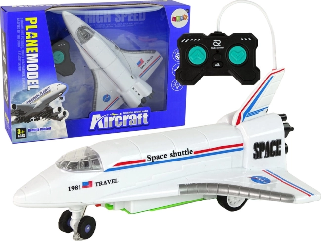 Avión a reacción RC con control remoto – blanco