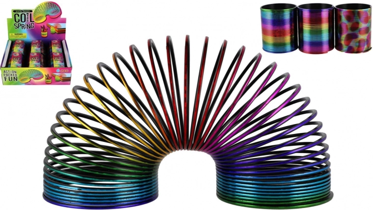 Espiral de plástico de colores 8,5 cm