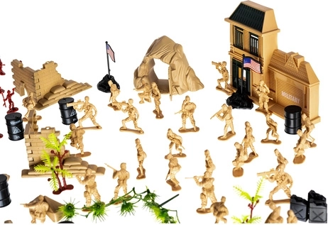 Figuras y accesorios resistentes de plástico
