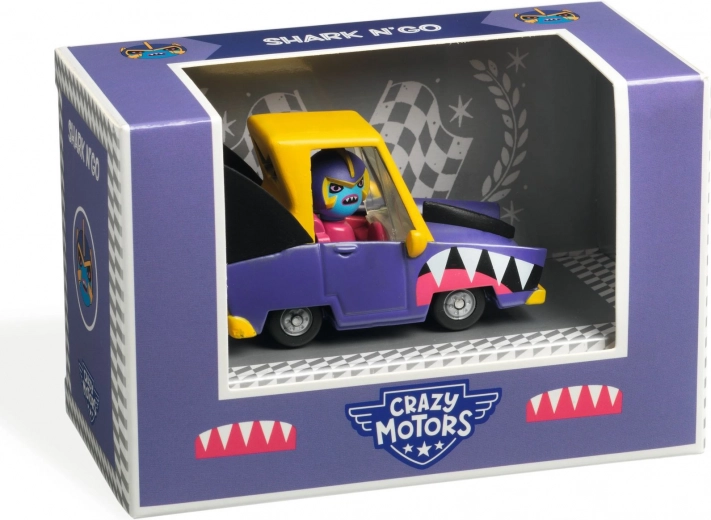 DJECO Crazy Motors cochecito Shark N’Go