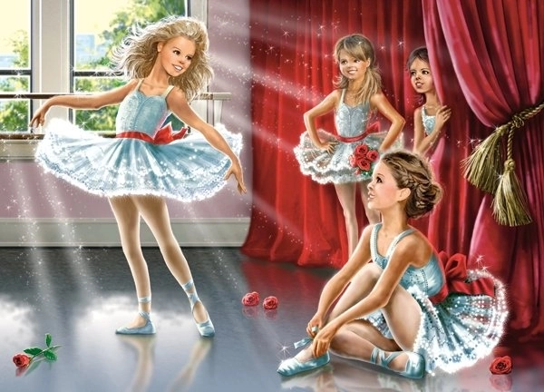 Puzle Clase de ballet 120 piezas