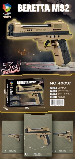 Kit de construcción de pistola (237 piezas)