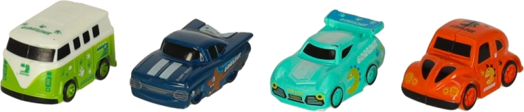 Cuatro coches para el juego de carreras
