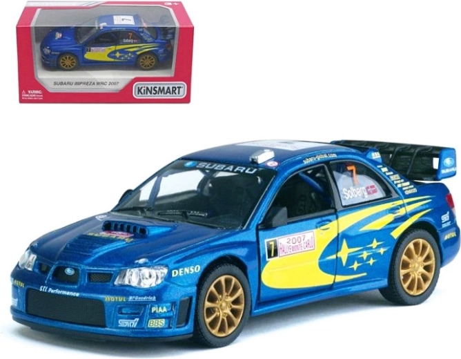 Modelo metálico Subaru Impreza WRC 1:36 con mecanismo Pull Back