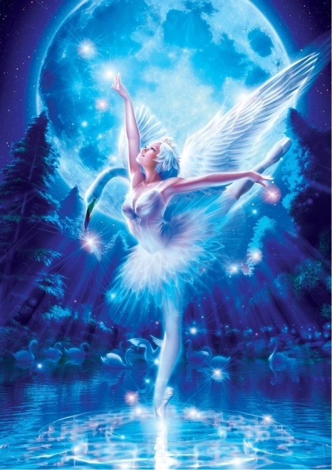 Puzzle ART PUZZLE El lago de los cisnes – ballet, 1000 piezas