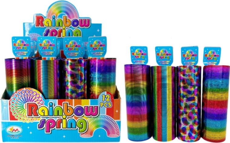 Gran resorte arcoíris de plástico Rainbow Spring