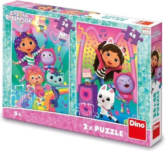 Puzzle infantil Fiesta disco 24+48 piezas