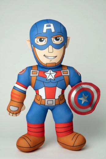 Capitán América de peluche con sonido 20 cm (Marvel)