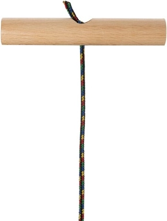Cuerda de remolque con asa de madera