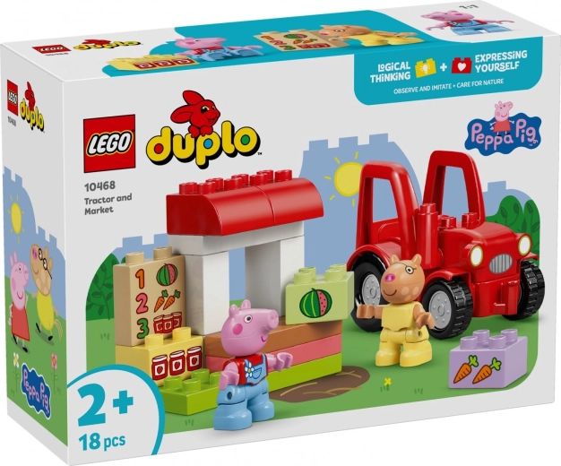 LEGO DUPLO PEPPA PIG Tractor y mercado (10468)