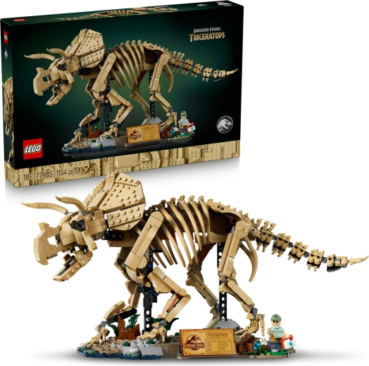 LEGO Jurassic World esqueleto de dinosaurio: Triceratops