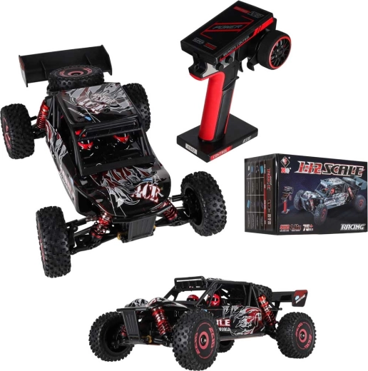 Buggy RC todoterreno WLToys a escala 1:12 con tracción 4WD y motor sin escobillas