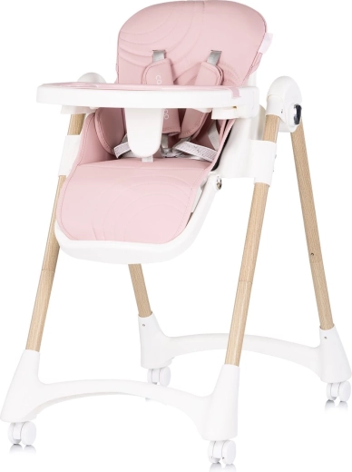 Silla de comer Chipolino Candy Shop powder pink