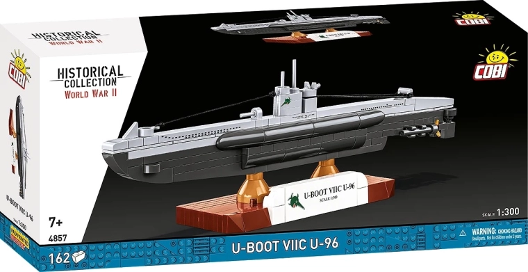 Kit de construcción del submarino U-BOOT VIIC U-96 1:300 (162 piezas)