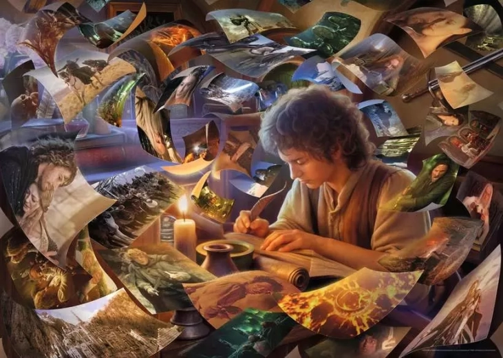 Puzzle Ravensburger Las aventuras del valiente Frodo 1000 piezas